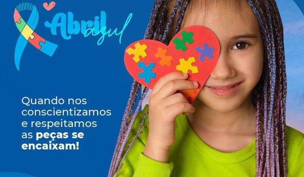 Imagens da Abril Azul: Mês de Conscientização do Autismo!