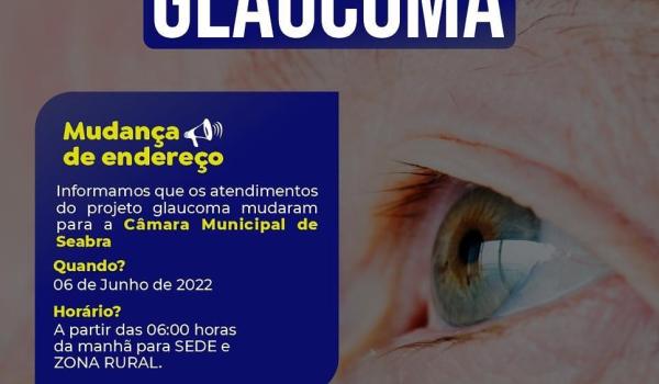 Imagens da Informamos que os atendimentos do projeto glaucoma mudaram para a Câmara Municipal de Seabra