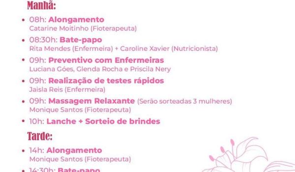 A Prefeitura de Seabra, convida todas as mulheres a participarem do dia de prevenção do Outubro Rosa.