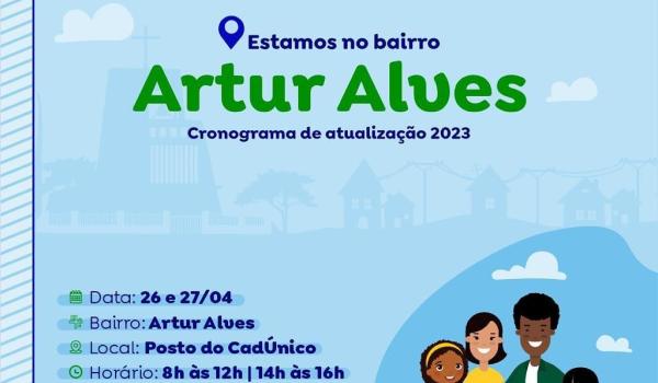 Atenção moradores do bairro ARTHUR ALVES!