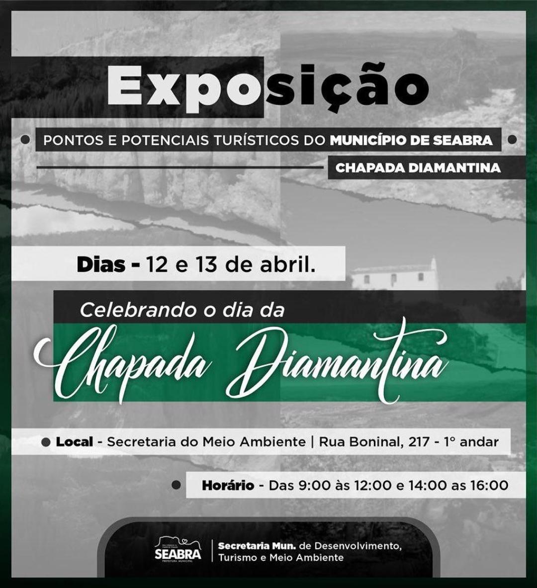 Exposição dos pontos e potenciais turísticos do município de Seabra - Chapada Diamantina.