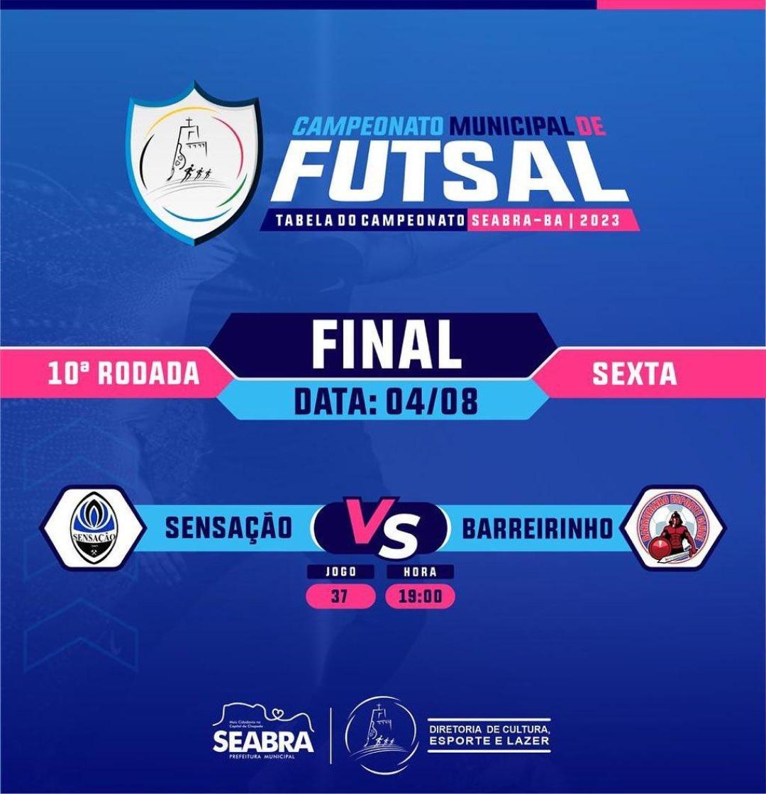 Final do Campeonato Municipal de Futsal!