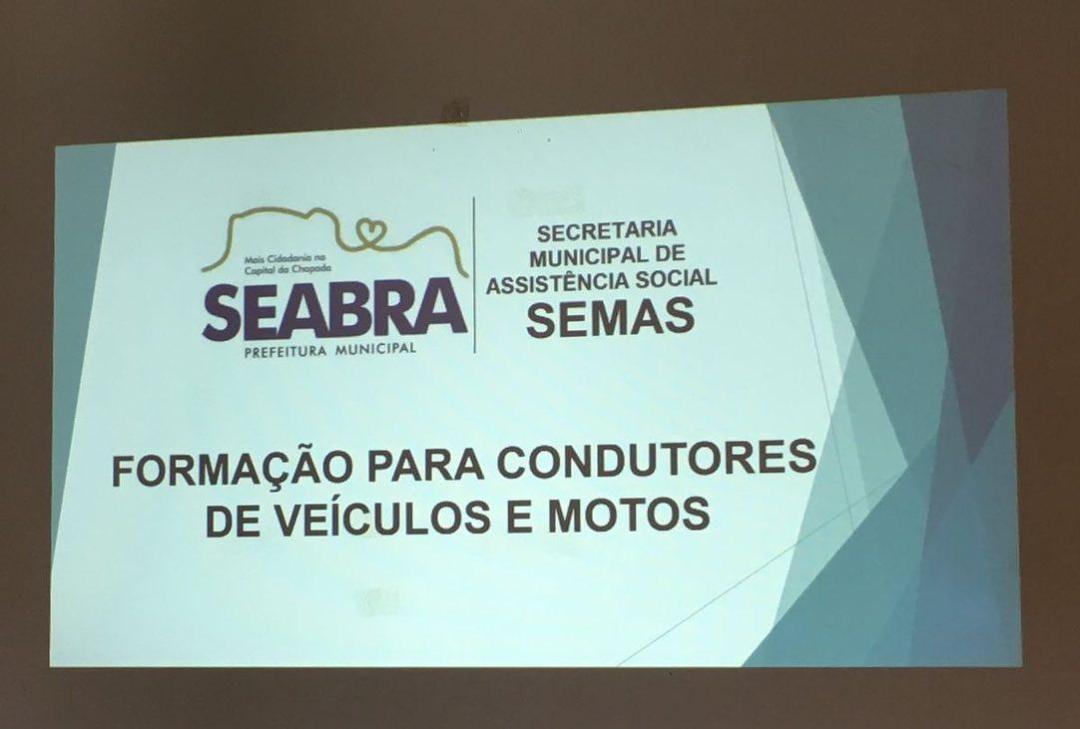 Formação para os Condutores de Veículos e Motos da SEMAS