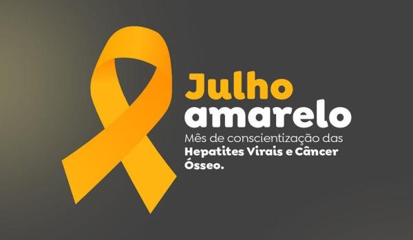 Julho Amarelo-Mês de conscientização das Hepatites Virais e Câncer Ósseo....