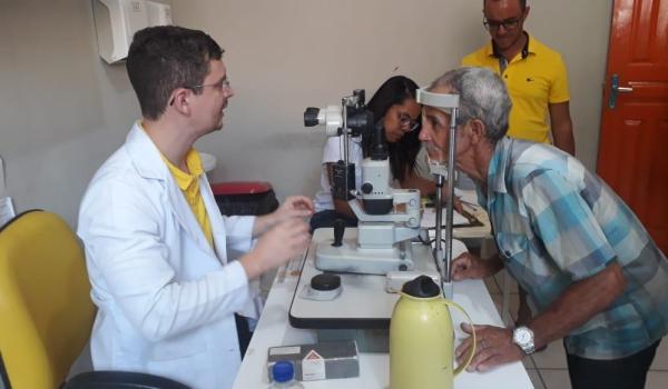  Município atende mais de 300 pacientes de glaucoma e catarata