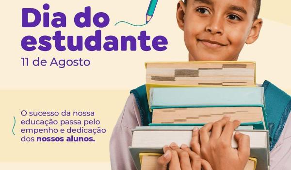 No dia 11 de agosto, é comemorado, no Brasil, o Dia do Estudante.