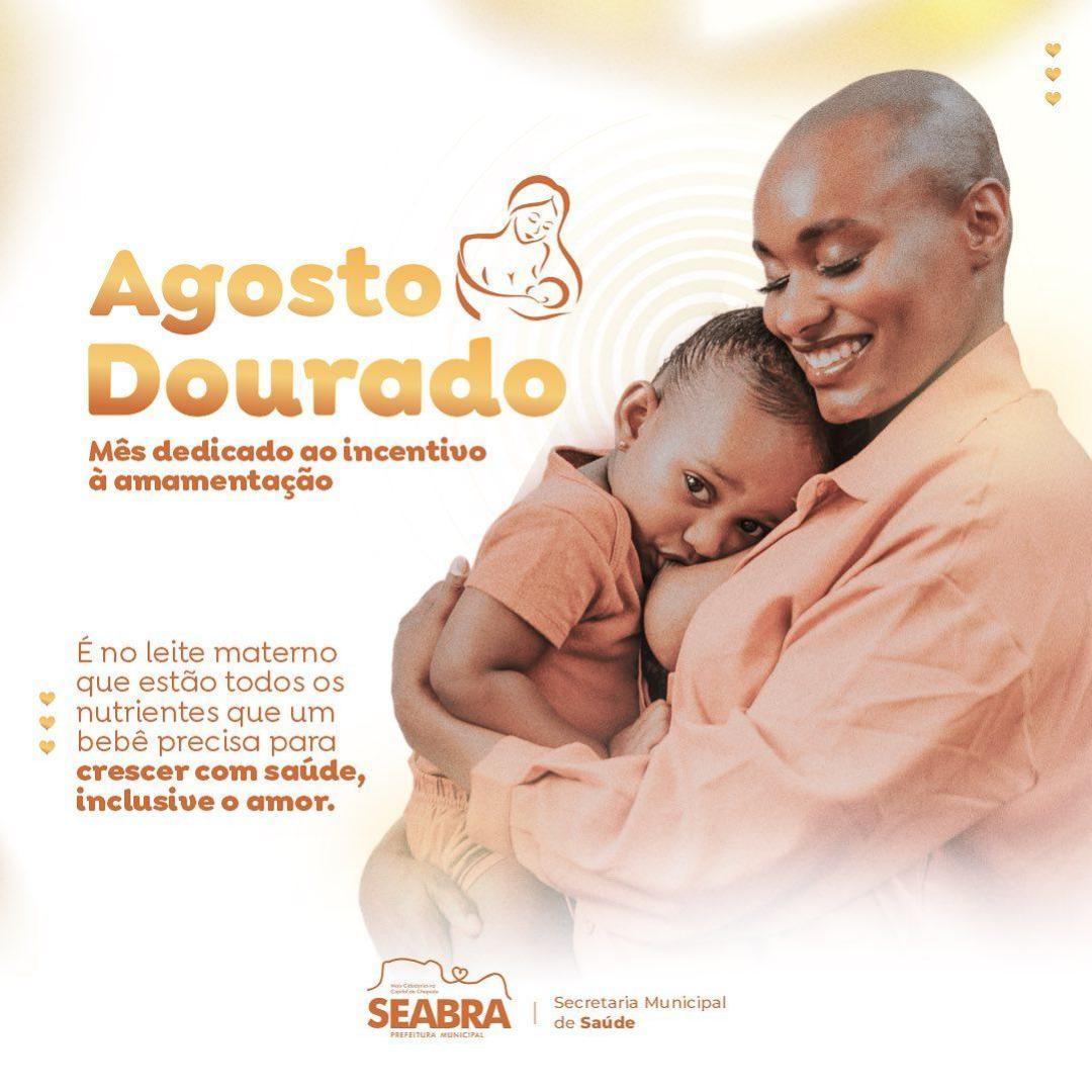 O Agosto Dourado é uma campanha dedicada à conscientização sobre a importância do aleitamento materno exclusivo nos primeiros seis meses de vida do bebê.