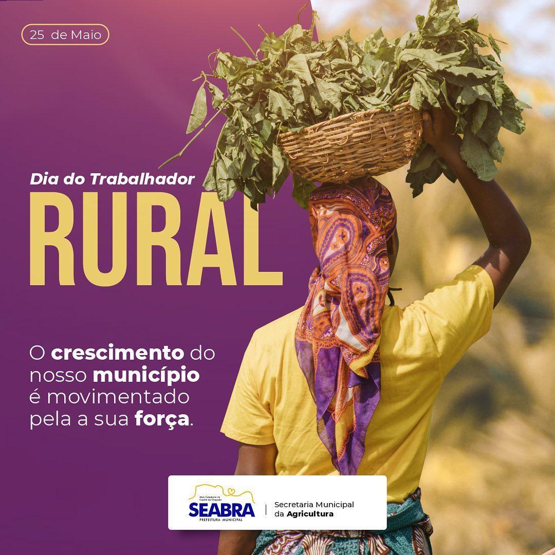 O Dia do Trabalhador Rural é comemorado anualmente dia 25 de Maio, no Brasil.