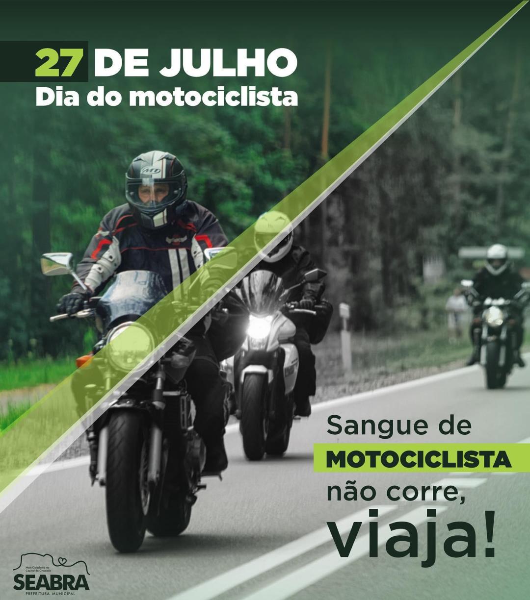 O Dia Nacional do Motociclista é comemorado em 27 de julho.