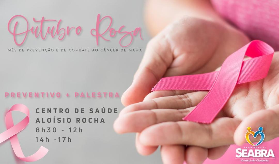 Outubro Rosa: Prefeitura realiza ações de prevenção ao câncer de mama