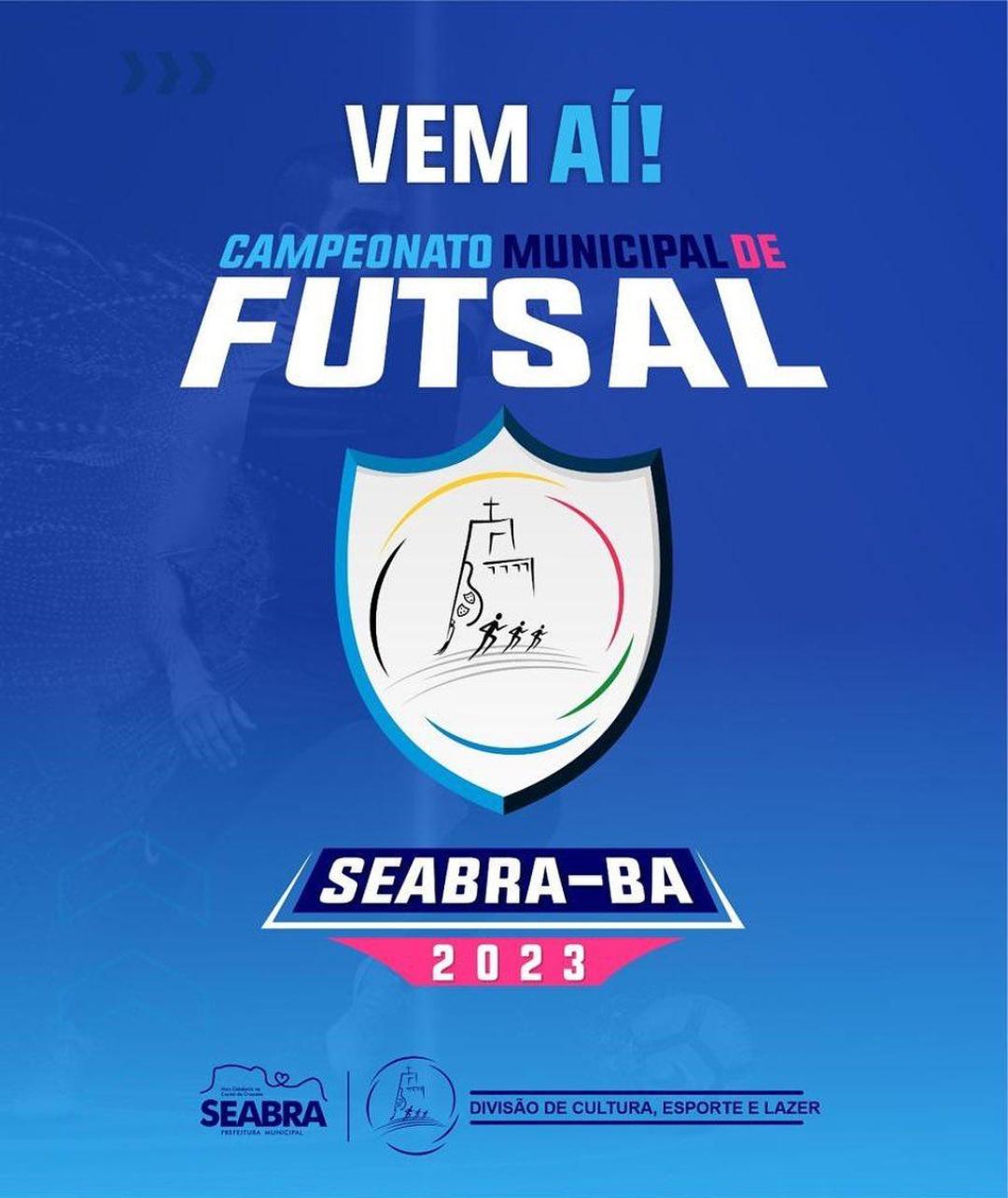 Vem aí! Campeonato Municipal de Futsal.