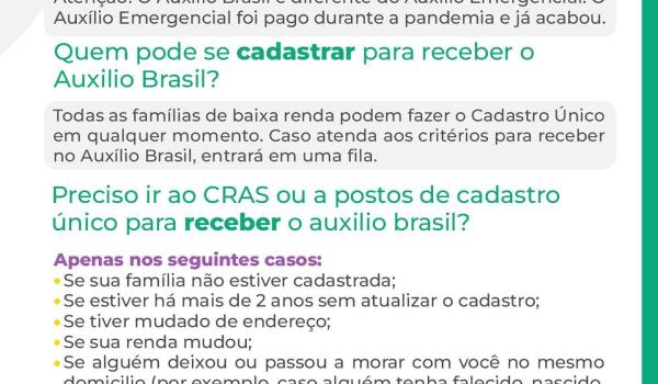 Você sabe o que é o Auxílio Brasil?